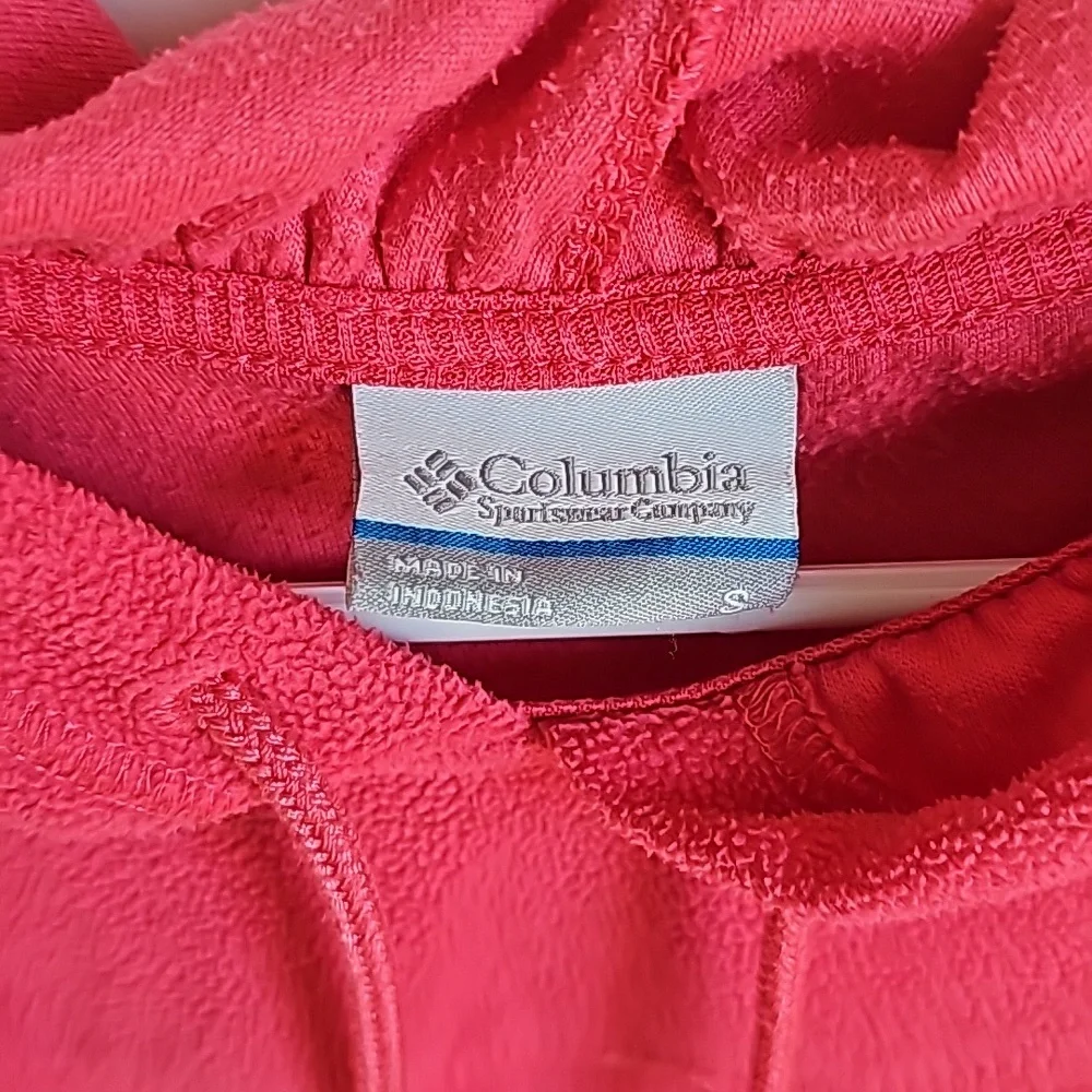 Columbia Pull-Over Fleece Hoodie in Women's Size Small - Picture 3 of 6